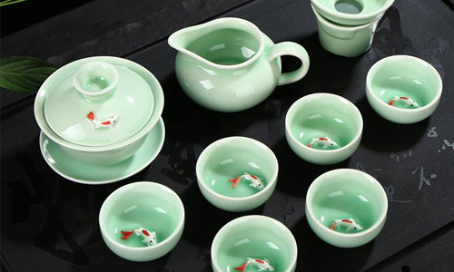 青瓷茶具青瓷美誉