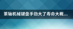 茶轴机械键盘手劲大了寿命大概是多少？